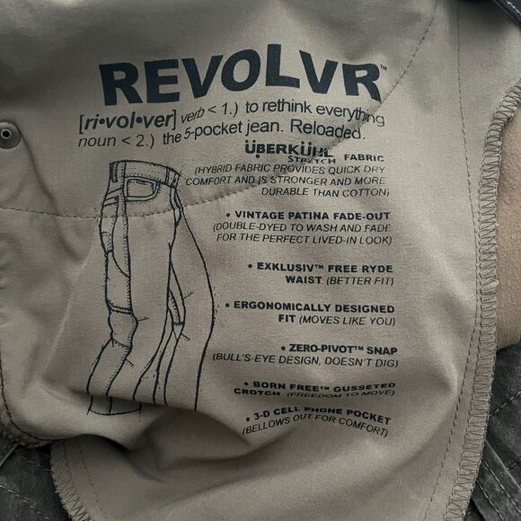 Kuhl Revolvr Pants Mens 38 x32 Lightweight Cargo Utility PatinaDye Hiking Rugged - Picture 14 of 16